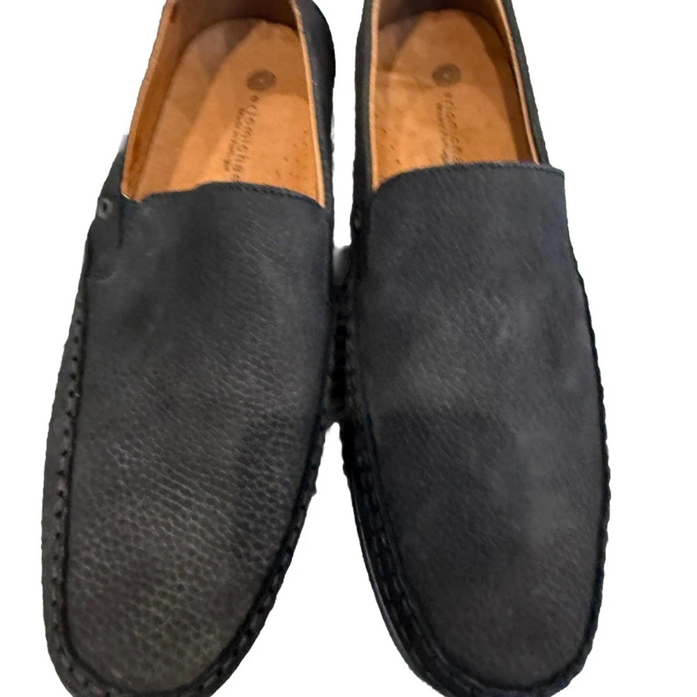 Eric Michael Men's Black Slip-On Loafers